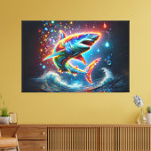 Super Shark Leinwanddruck (Insitu (Wohnzimmer))
