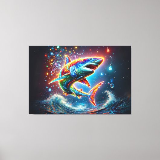 Super Shark Leinwanddruck (Vorderseite)