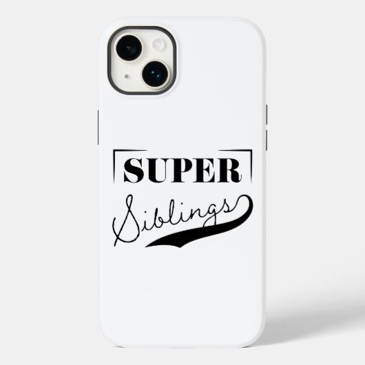 Super Sibling Case-Mate iPhone Hülle (Rückseite)