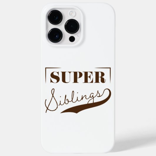 Super Sibling Case-Mate iPhone Hülle (Rückseite)