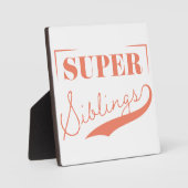 Super Sibling Fotoplatte (Vorderseite)