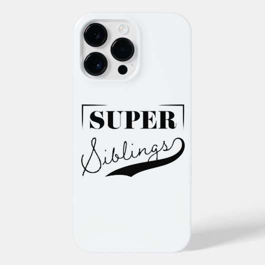Super Sibling iPhone Hülle (Rückseite)