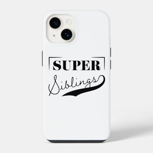 Super Sibling iPhone Hülle (Rückseite)