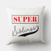 Super Sibling Kissen (Rückseite)