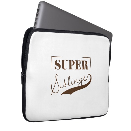 Super Sibling Laptopschutzhülle (Vorne Rechts)