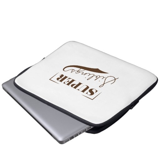 Super Sibling Laptopschutzhülle (Vorne Knopf)