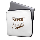 Super Sibling Laptopschutzhülle (Vorderseite Links)