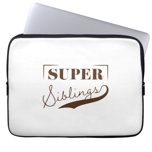 Super Sibling Laptopschutzhülle (Vorderseite)