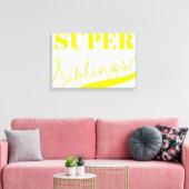 Super Sibling Leinwanddruck (Insitu (Wohnzimmer))