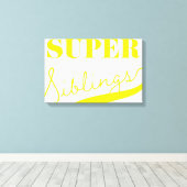 Super Sibling Leinwanddruck (Insitu (Holzboden))