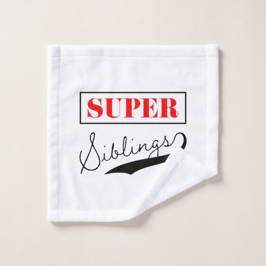 Super Sibling Waschlappen (Waschlappen)