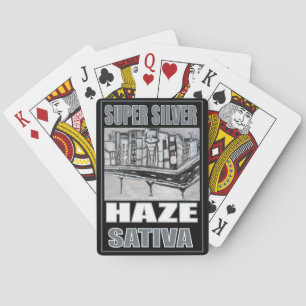 SUPER SILBERNE HAZE SATIVA SPIELKARTEN