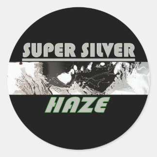 SUPER SILVER HAZE RUNDER AUFKLEBER