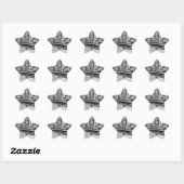 SUPER SILVER HAZE Stern-Aufkleber (Blatt)