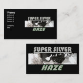 SUPER SILVER HAZE VISITENKARTE (Vorne/Hinten)