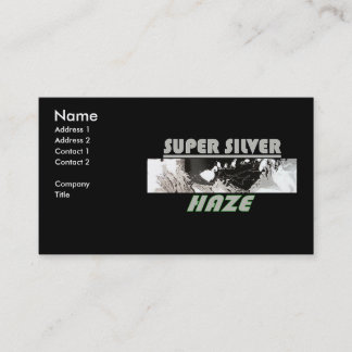 SUPER SILVER HAZE VISITENKARTE