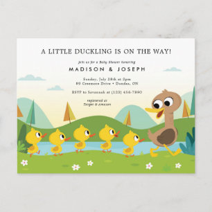 Super Simple   5 Kleine Ducks Baby Dusche Postkarte