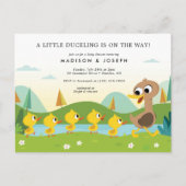 Super Simple | 5 Kleine Ducks Baby Dusche Postkarte (Vorderseite)