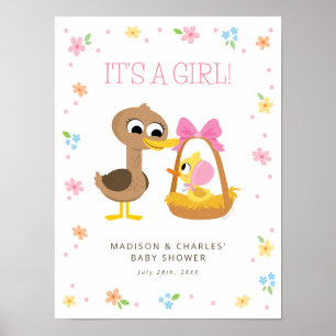 Super Simple   5 kleine Enten Mädchen Baby-Party Poster