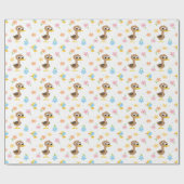 Super Simple | 5 Little Ducks Boy Baby Shower Geschenkpapier (Flach)