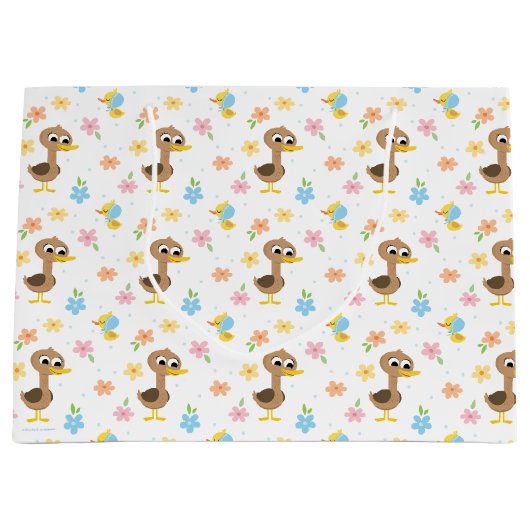 Super Simple | 5 Little Ducks Boy Baby Shower Große Geschenktüte (Vorderseite)