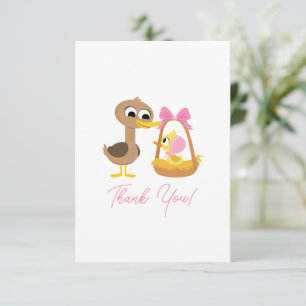 Super Simple   5 Little Ducks Girl Babydusche Dankeskarte