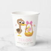 Super Simple | 5 Little Ducks Girl Babydusche Pappbecher (Vorderseite)