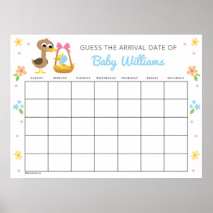 Super Simple 5 Little Ducks Girl Babydusche Poster