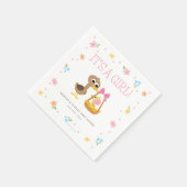 Super Simple | 5 Little Ducks Girl Babydusche Serviette (Ecke)