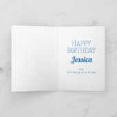 Super Simple Character Confetti Birthday Karte (Innenseite)