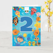 Super Simple Character Confetti Birthday Karte (Gelbe Blume)