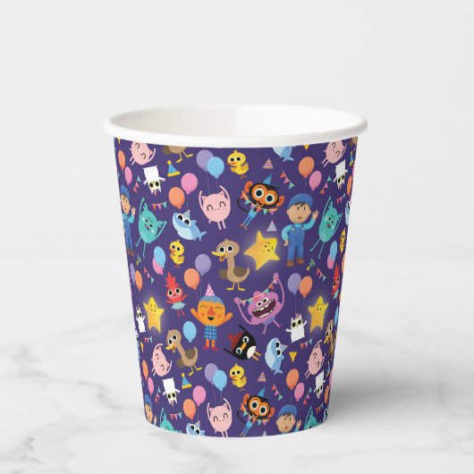 Super Simple Characters Birthday Pattern Pappbecher (Links)