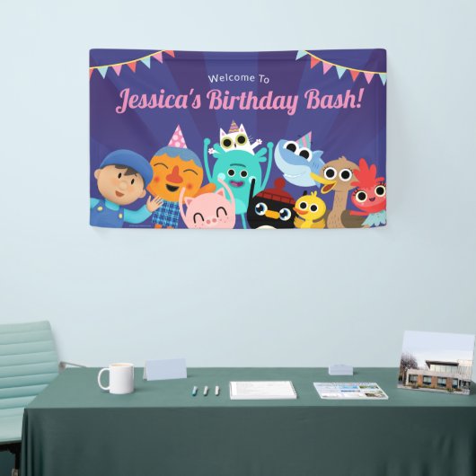 Super Simple Characters Festive Birthday Banner (Messeveranstaltung)