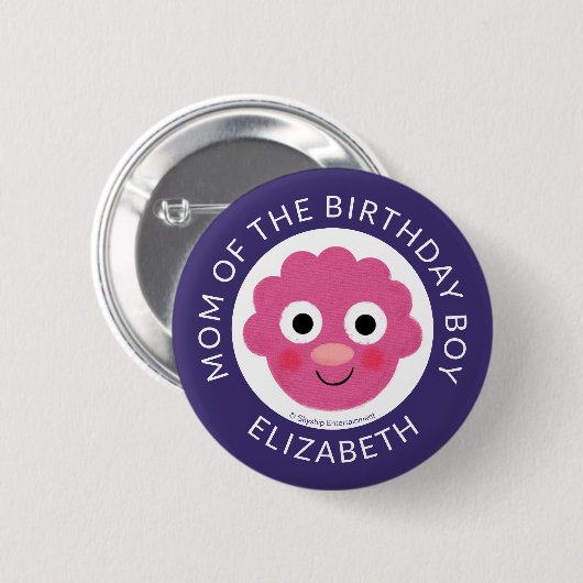 Super Simple Characters Festive Birthday Button (Vorne & Hinten)