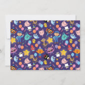 Super Simple Characters Festive Birthday Einladung (Rückseite)