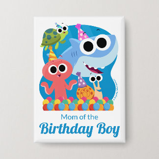 Super Simple | Finny the Shark Confetti Birthday Button