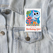 Super Simple | Finny the Shark Confetti Birthday Button (Insitu)