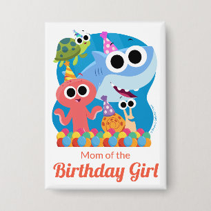 Super Simple   Finny the Shark Confetti Birthday Button