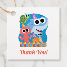 Super Simple | Finny the Shark Confetti Birthday Geschenkanhänger