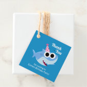 Super Simple | Finny the Shark Confetti Birthday Geschenkanhänger (Beispiel)