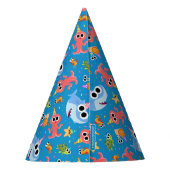 Super Simple | Finny the Shark Confetti Birthday Partyhütchen (Rückseite)
