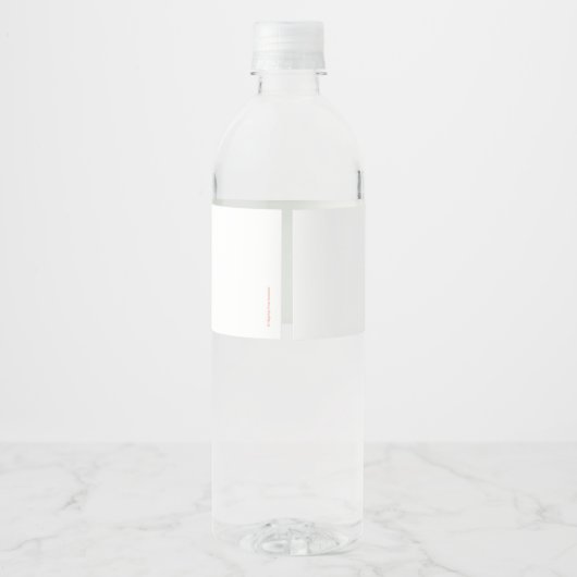 Super Simple | Finny the Shark Confetti Birthday Wasserflaschenetikett (Rückseite)