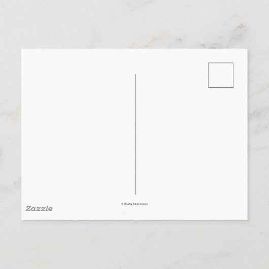 Super Simple | Finny the Shark Ocean Birthday Postkarte (Rückseite)