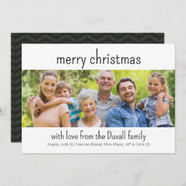 Super Simple Foto Weihnachtskarte Feiertagskarte