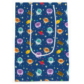 Super Simple | Hummel Nummern Weltraum Geburtstag Mittlere Geschenktüte (Rückseite)