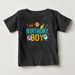 Super Simple Hummel Nummern Weltraum Geburtstags Baby T-shirt