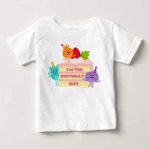 Super Simple   Hummel Zahlen Kuchen - Geburtstagsk Baby T-shirt
