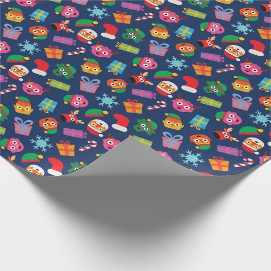 Super Simple | Noodle & Pals Holiday Pattern Geschenkpapier (Ecke)