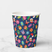 Super Simple | Noodle & Pals Holiday Pattern Pappbecher (Vorderseite)