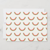 Super Simple | Noodle & Pals Watermelon Party Einladung (Rückseite)